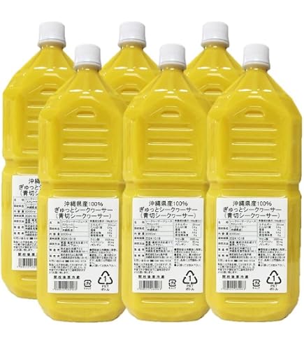 Amazon.co.jp: うちなーむん オキハム 沖縄シークヮーサー100 PET 2L 1